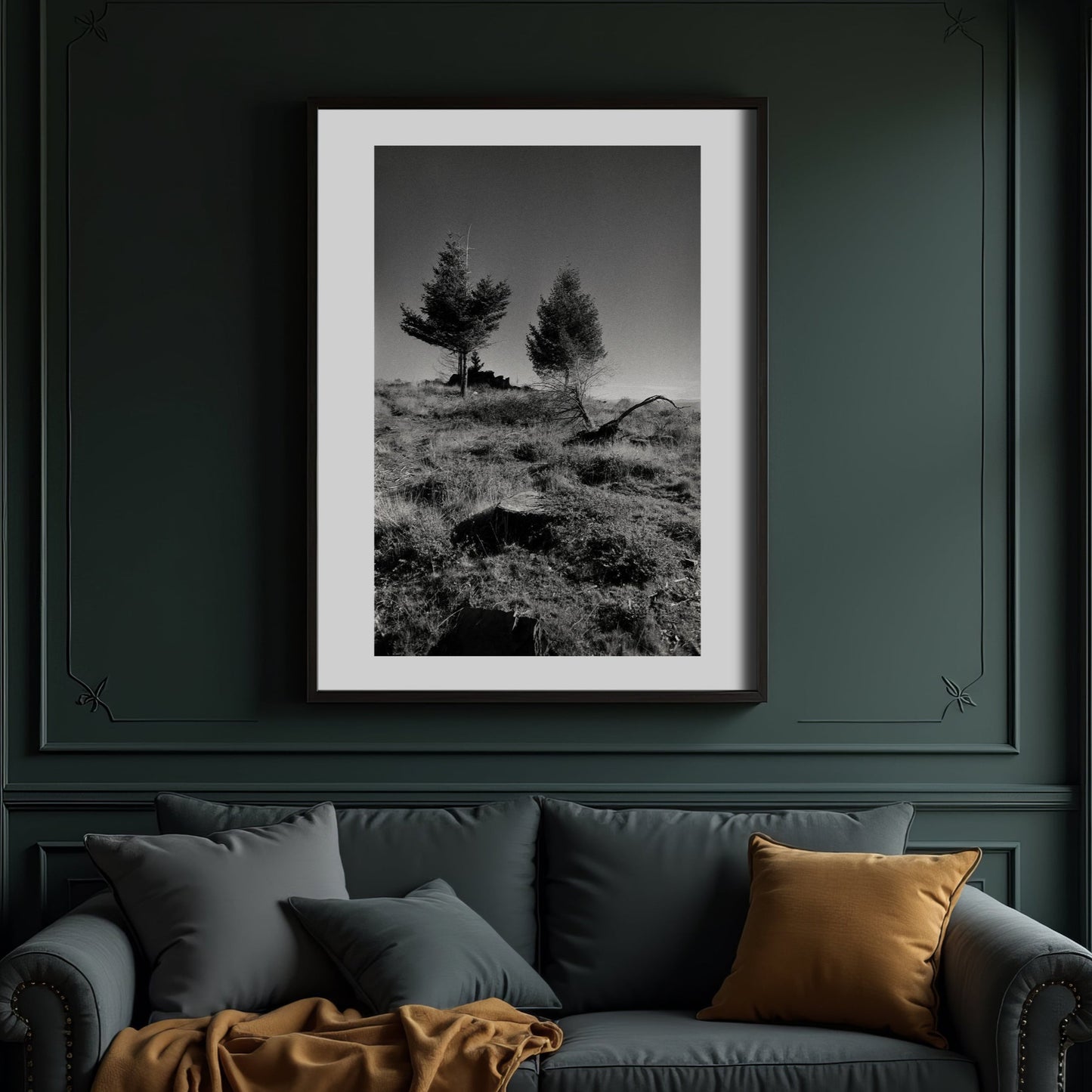 7 Stages of a Tree II - Quiet & Moody Nature Scene on Fine Art Paper