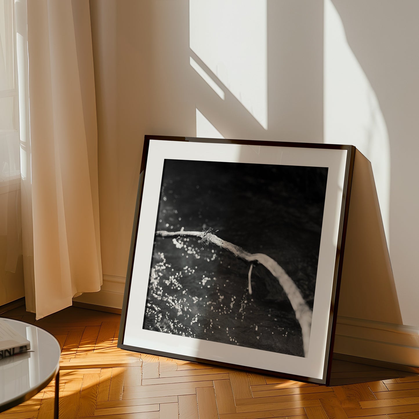 Branch above water - Premium Print on Fine Art Paper