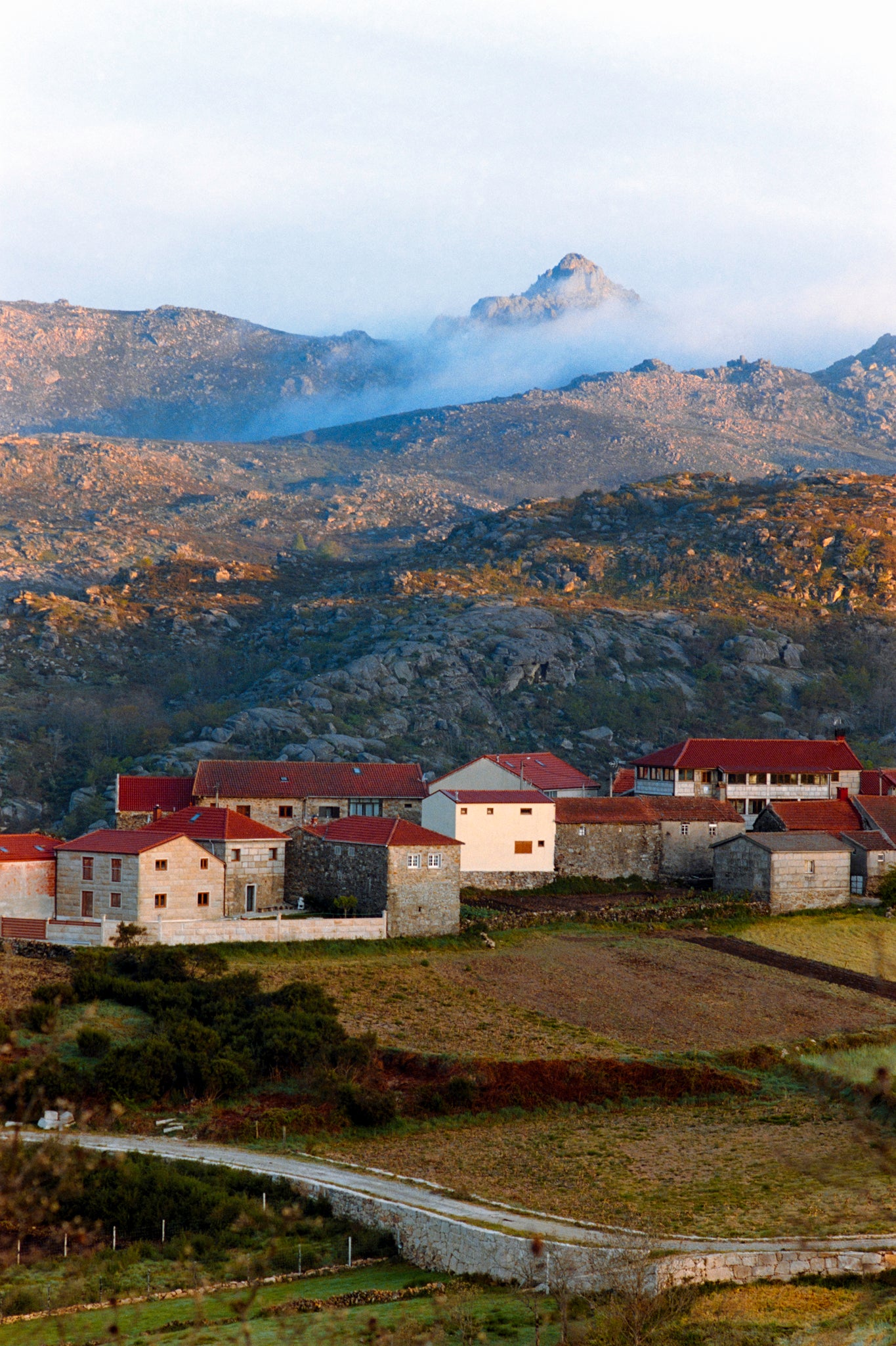 Village Sunrise - Gallery Photo Print on High-Quality Art Paper