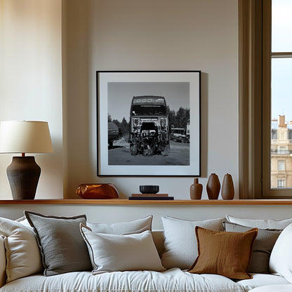Anatomic - Black & White Photo Print on High-Quality Art Paper
