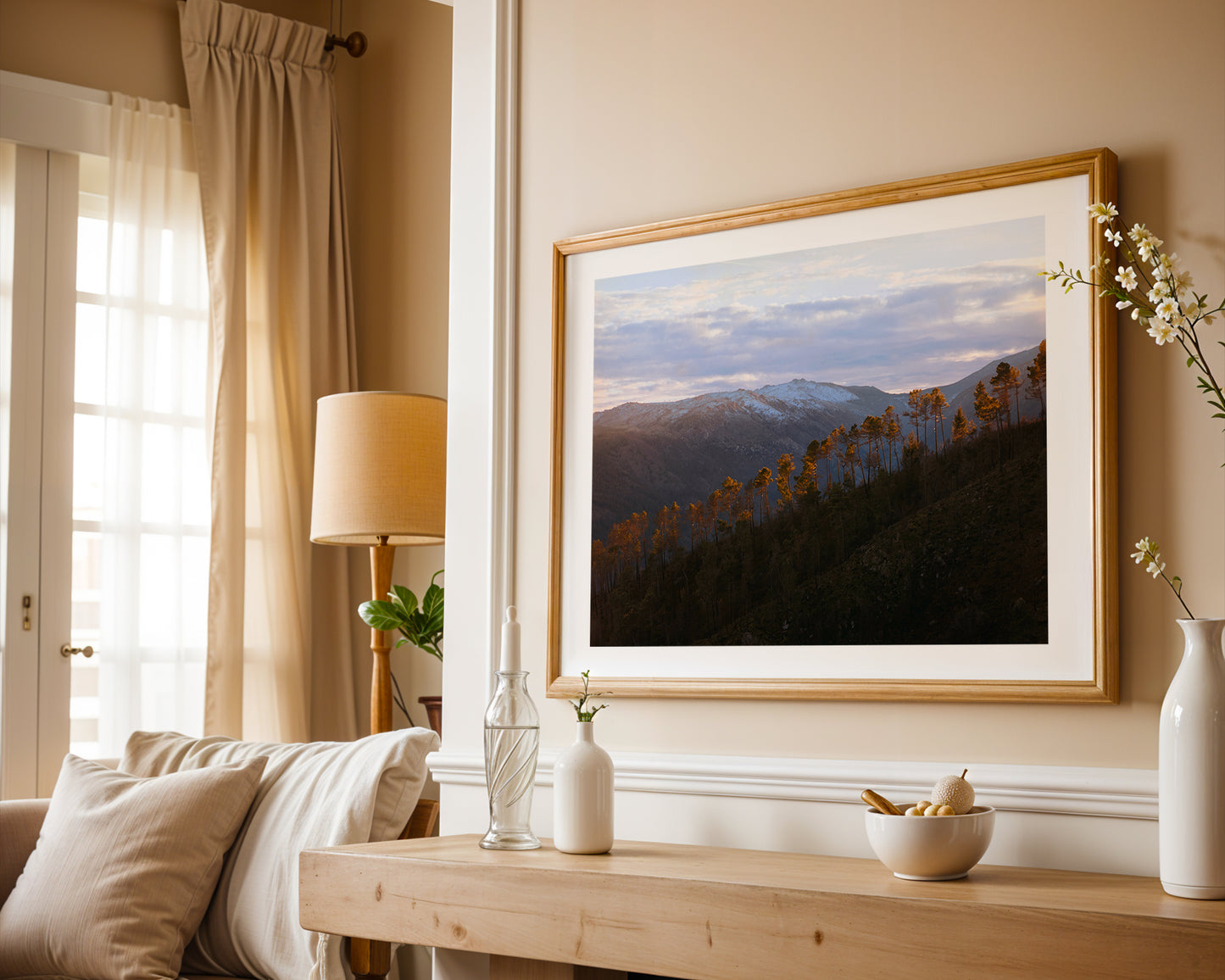 Blurry Trees - Print on Fine Art Paper