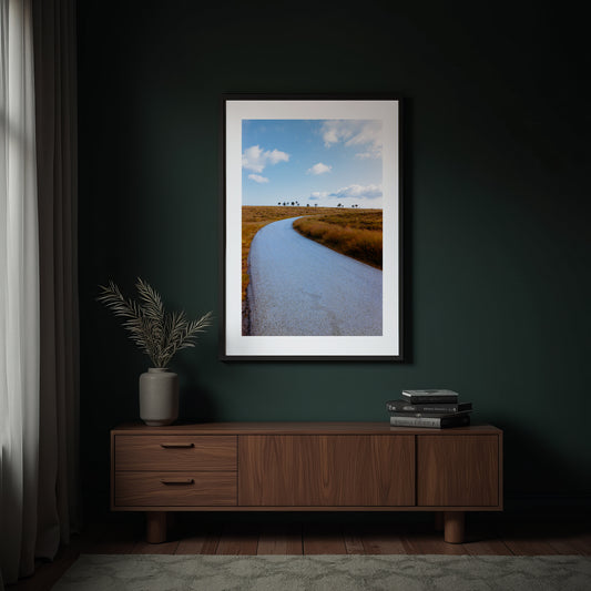 Going Somewhere - Simple Countryside Photo Print on Fine Art Paper
