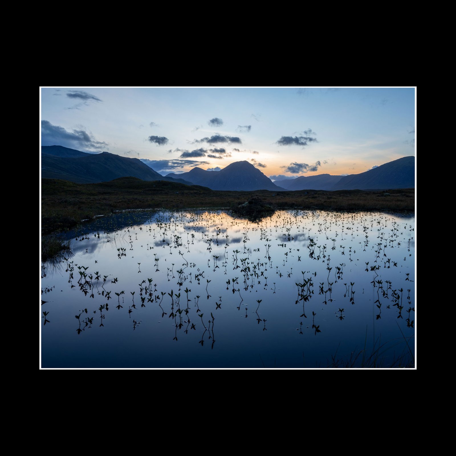 Sunset at Glencoe - Fine Art Print